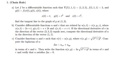 Solved A Let F Be A Differentiable Function Such That