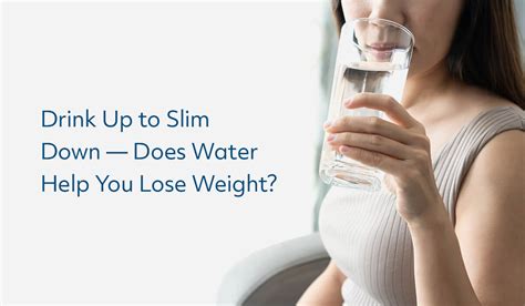 Benefits Of Drinking Water For Weight Loss