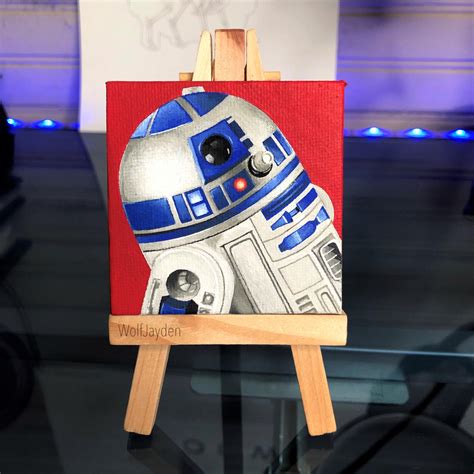 R2 D2 Painting By Wolfjayden On Deviantart