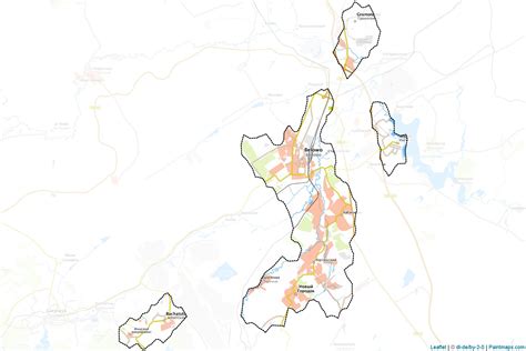 border cropping samples  belovo map