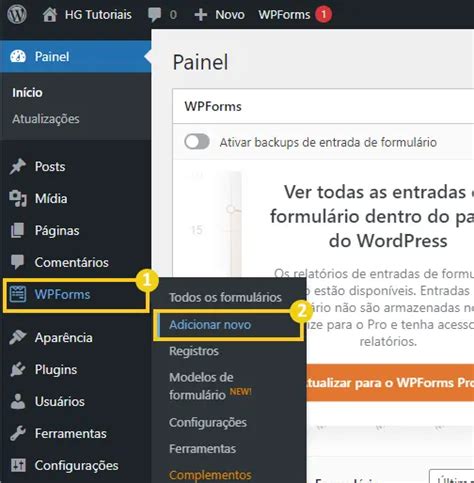 Como Criar Um Formul Rio No Wordpress