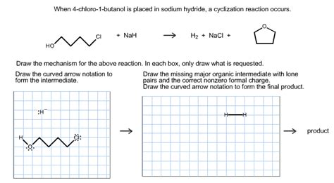 Solved When 4 Chloro 1 Butanol Is Placed In Sodium Hydride Chegg