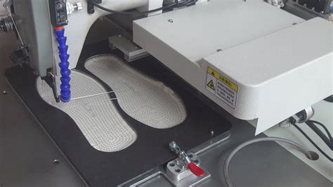 Automated Sewing Machine For Stitching Shoes Sole Youtube