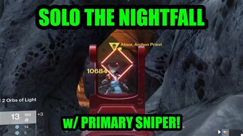 Destiny Solo The Nightfall W Commentary Winter S Run Titan YouTube