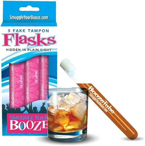 Smuggle Your Booze Tampon Flask 5 Tampons Amazon Au Kitchen