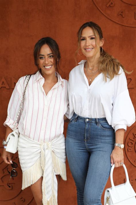 Photo Vitaa Et Amel Bent Au Village Des Internationaux De France De