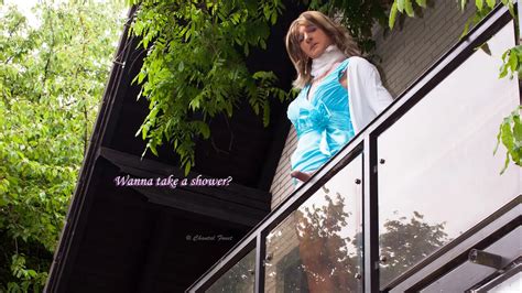 Cum Shower From The Balcony Shemale Amateur Amateur Porn Feat Chantal Fouet Xhamster