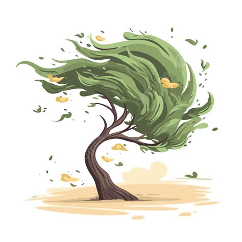 Animated Wind Blowing Leaves Clipart