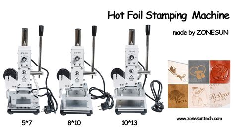 How To Use The Manual Hot Foil Stamping Marking Machine Printer With