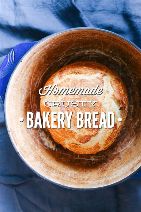 Homemade Crusty Bakery Bread - Live Simply