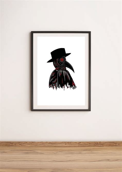 Plague Doctor Art Print - Etsy