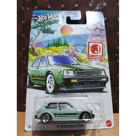 Jual Hot Wheels J IMPORT 81 TOYOTA STARLET KP61 Shopee Indonesia