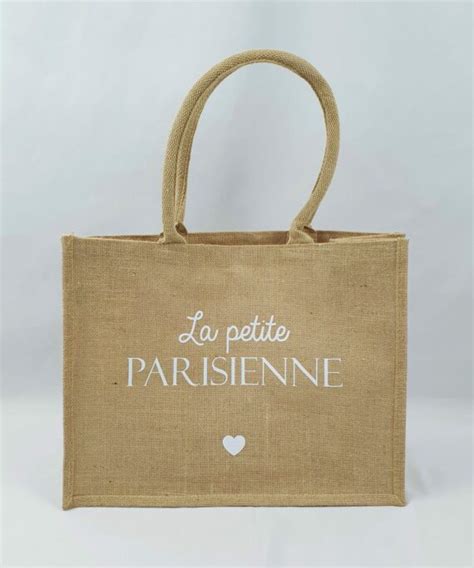 Sac En Toile De Jute Poign Es En Coton Color Es La Petite Cr Easy