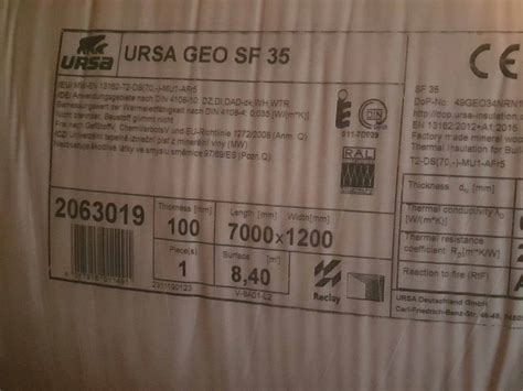 Ursa Geo Sf Mm Kaufen Baustoffe Kaufen Auf Restado