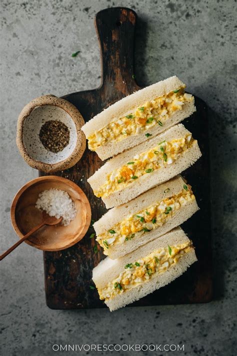 Japanese Egg Sandwich Tamago Sando Omnivore S Cookbook