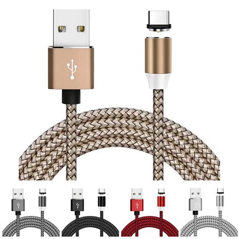 M A Manyetik Kablo H Zl Manyetik Arj Kablosu Mikro Usb Iphone I In