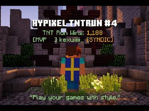 Tnt Run Weekly Wins Tnt Run Hypixel Youtube