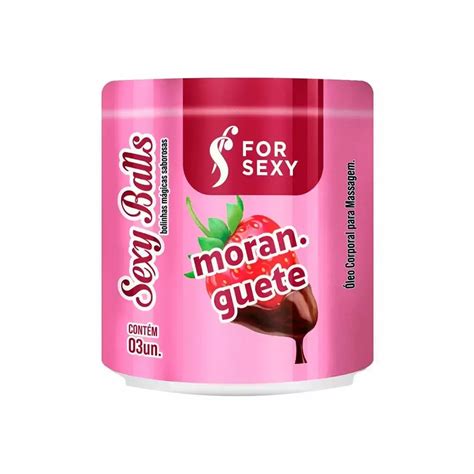 Beth Lingerie Sex Shop Sexy Balls Moranguete Bolinha Comest Vel Kit