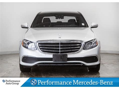 New 2019 Mercedes Benz E300 4matic Sedan 4 Door Sedan In St Catharines 30kbd275 Performance