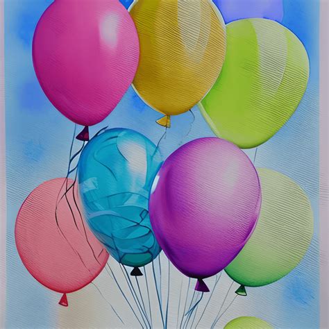 Happy Birthday Balloons · Creative Fabrica