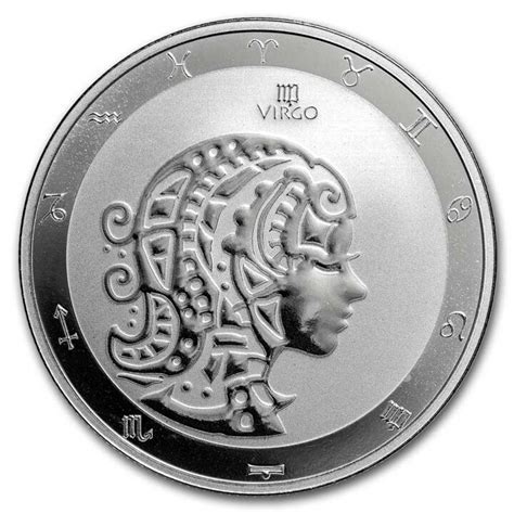 Monedas de plata de Otros Países Moneda de Plata Zodiaco Virgo 2024 1 oz