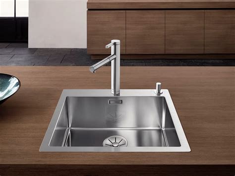 Lavello A Una Vasca Filo Top In Acciaio Inox Blanco Claron If A By