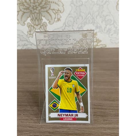 Figurinha Neymar Jr Legend Ouro Shopee Brasil