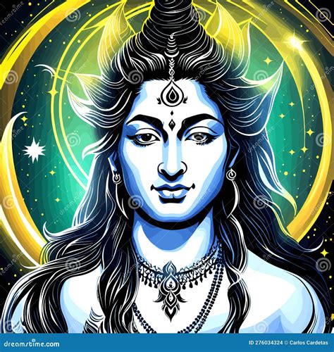 Lord Vishnu Vector Illustration CartoonDealer 41895312