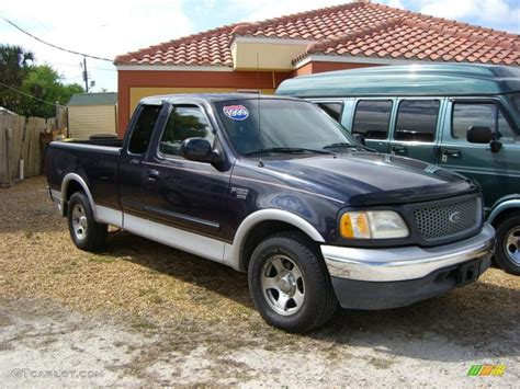 1999 Deep Wedgewood Blue Metallic Ford F150 Lariat Extended Cab