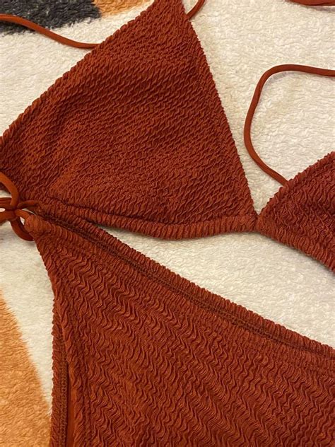 Bnwt Terracotta Bikini Set Tj Swim Women S Fashion Swimwear