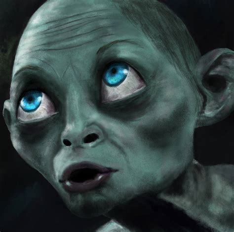 Gollum Digital Painting by SalmaMohsen on DeviantArt