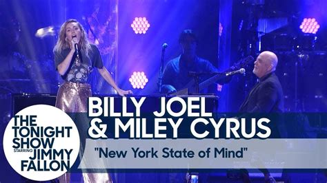 Miley Cyrus Billy Joel New York State Of Mind Live At Madison