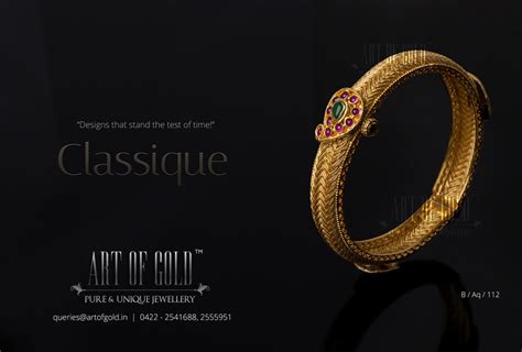 Antique Kada Bangle Art Of Gold Jewellery Coimbatore