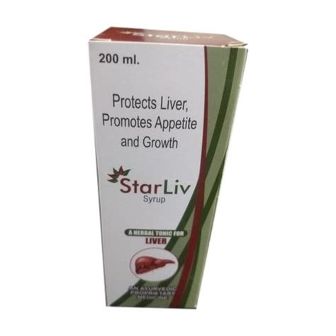 Liquid Starliv Syrup Packaging Type Bottle At Best Price In Ahmedabad Id 21505364288