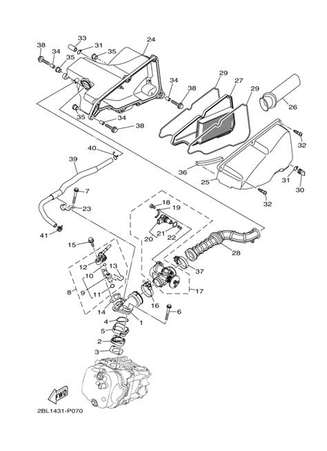 Moto Th Yamaha Grand Filano Parts Intake