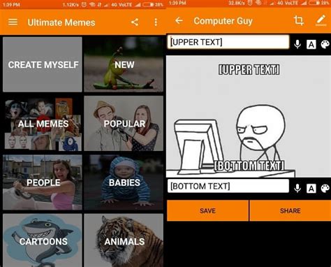 Best meme generator Apps for Android - Create Memes. - BounceGeek