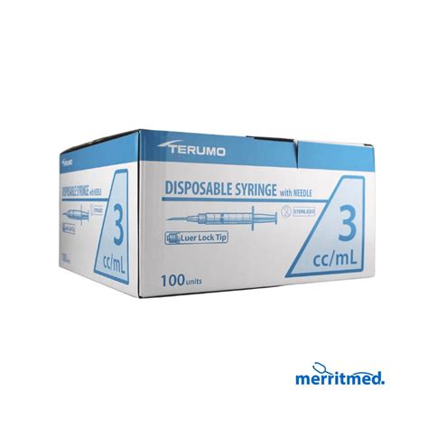 TERUMO 3cc Disposable Syringe W Needle CN 23G X 1