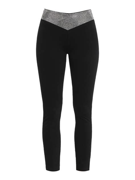 Solada Leggings Eleganti Donna Con Borchie Luccicanti In Offerta A