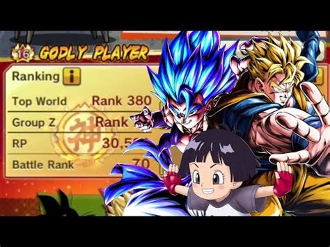 GOD RANK GRIND 17 ULTRA GOGETA BLUE NEL TEAM HYBRID TOP 300 PVP