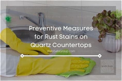 Can Remove Rust Stains From Quartz Countertops