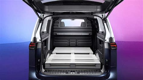 2023 Volkswagen ID Buzz Cargo Debuts With Huge Load Area Wood Flooring