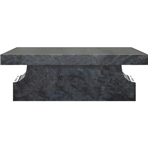 Cremation Bench Headstone Large Granite Pedestal Style 2-core Engraving ...