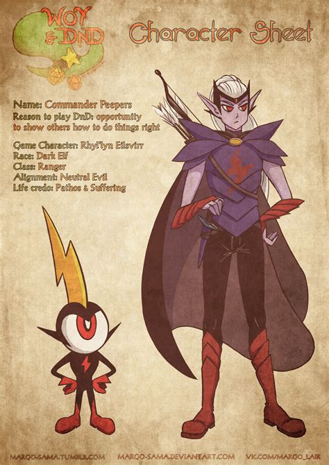 [WOY][DnD au] Peepers Character Sheet by Margo-sama on DeviantArt