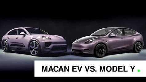 Porsche Macan Ev Vs Tesla Model Y How They Compare