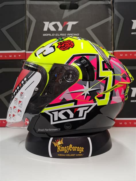 Helmet Kyt Nfj Espargaro Misano Auto Accessories On Carousell