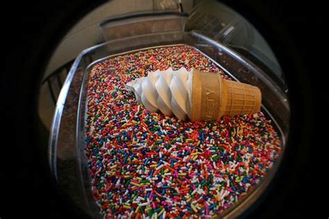 Vanilla Ice Cream With Sprinkles Food Rainbow Sprinkles Ice Cream