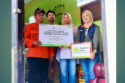 Pegadaian Salurkan Bantuan Untuk Masyarakat Terdampak Angin Kencang