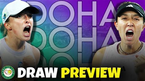 WTA Doha 2023 | Draw Preview & Predictions | GTL Tennis Podcast #431 ...