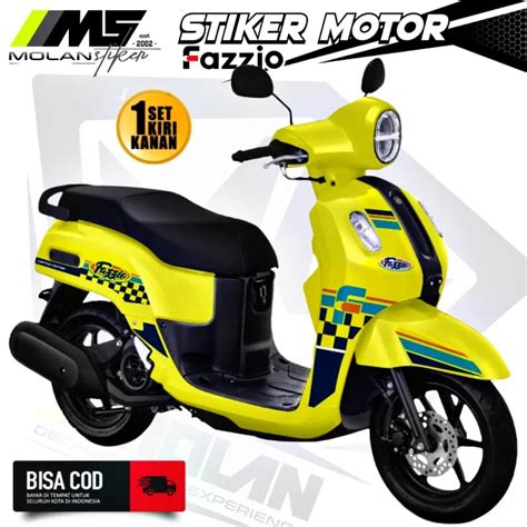 Sticker Striping Variasi Yamaha Fazio Yamaha Fazio Hybrid