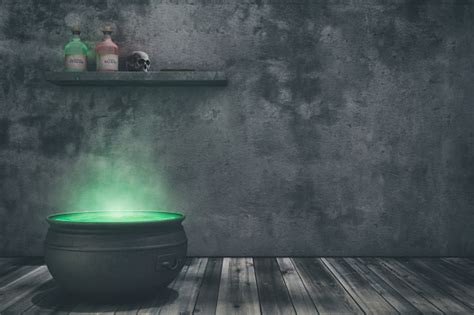 Halloween Witch Cauldron Background Stock Photo - Download Image Now - Backgrounds, Halloween ...